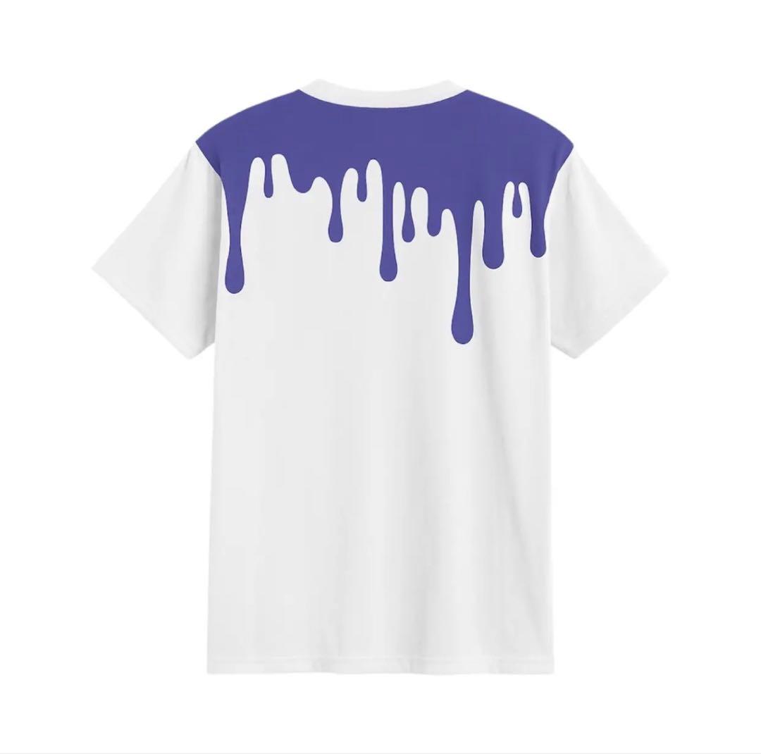 FUCK MY LIFE DRIP TEE (white） sサイズ