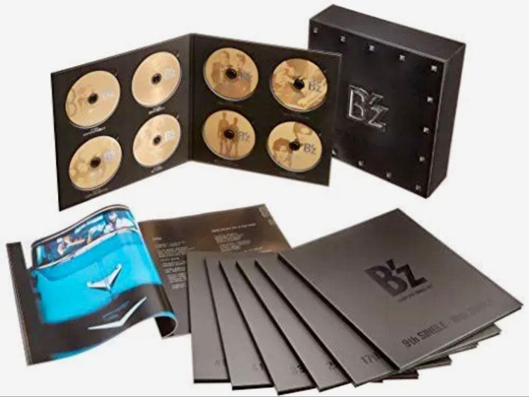 新品 B'z COMPLETE SINGLE BOX Black Edition