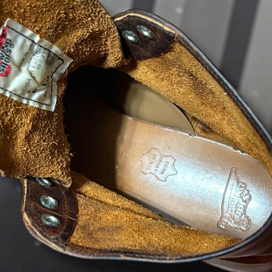 【定番のプレーントゥ】9111レッドウィング　6インチ クラシックラウンドブーツ