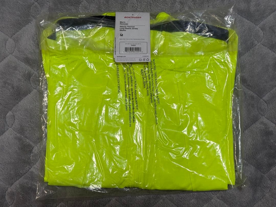 Bontrager Velocis Thermal 長袖ジャージ M 蛍光カラー