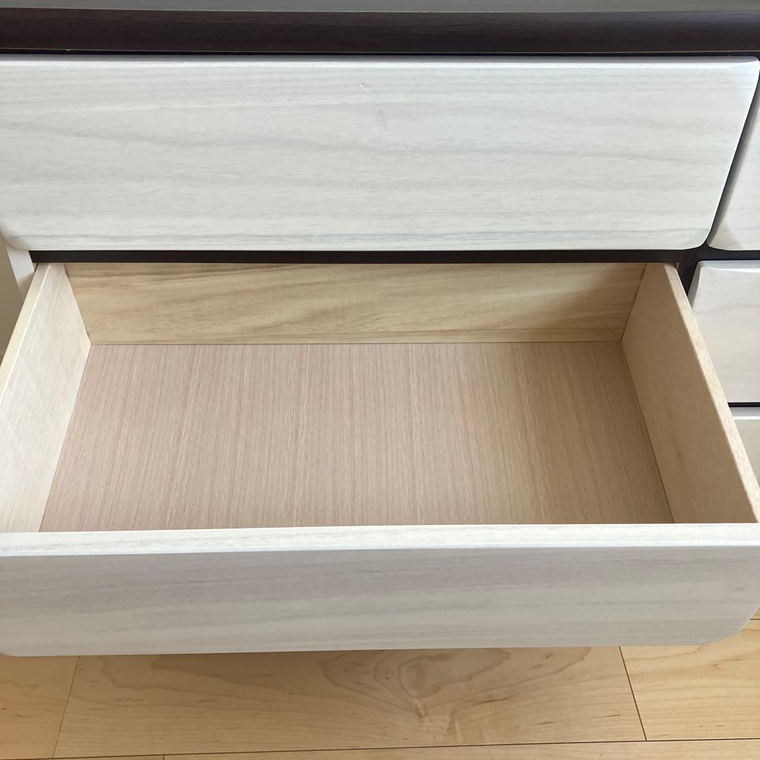 チェスト 木製 ローチェスト 衣類収納 幅100cm 3段 日本製 国産