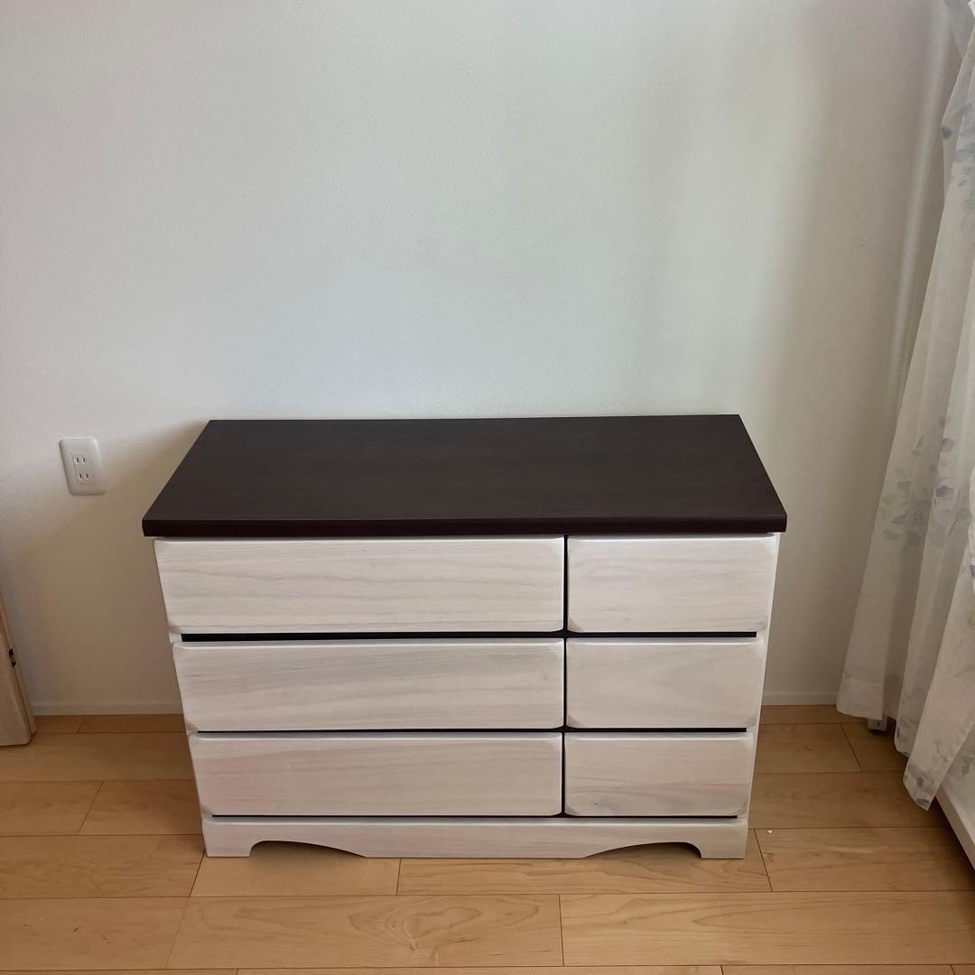 チェスト 木製 ローチェスト 衣類収納 幅100cm 3段 日本製 国産