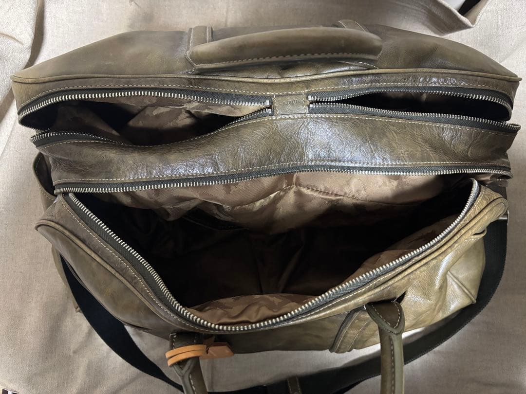 aniary 日本製 レザーボストンバッグ 本革 2WAY