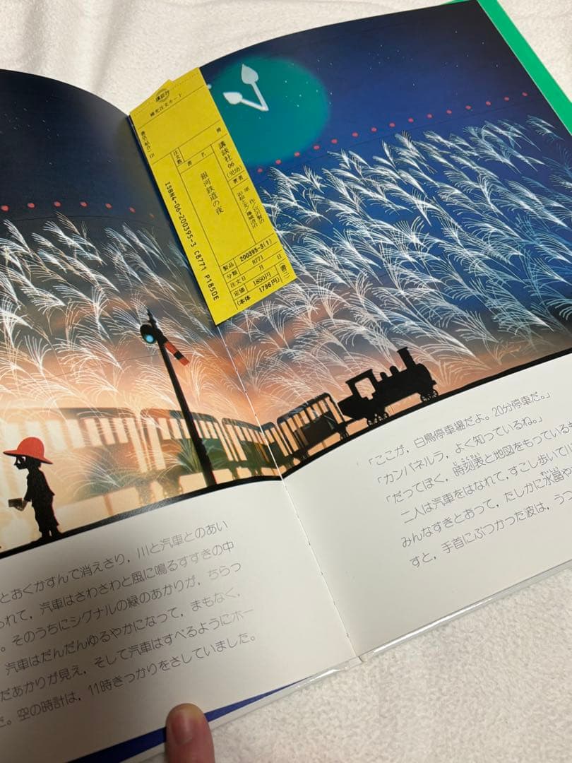 直筆サイン入り　藤城清治　銀河鉄道の夜　影絵