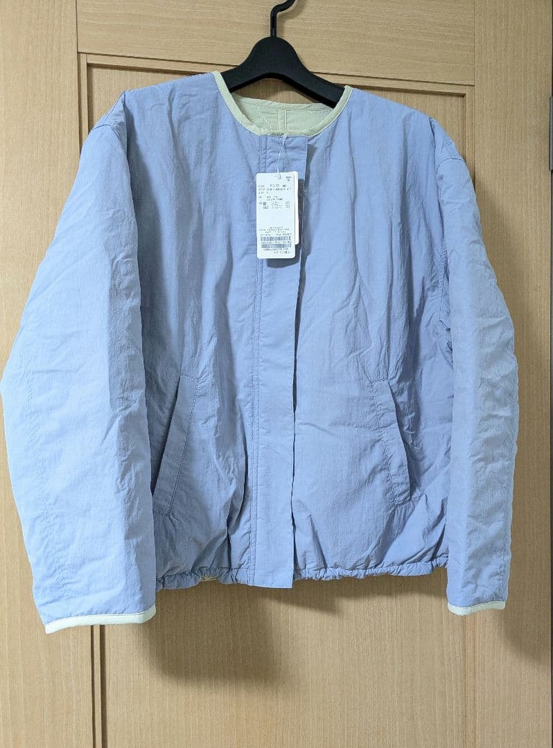 【タグ付き新品未使用】 ベーセーストック 刺繍キルトリバーシブルブルゾン