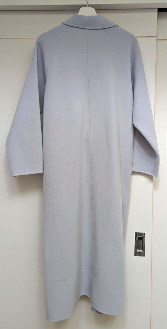 【週末限定お値引き】SOÉJU ウールリバーローブコート 　ライトブルー