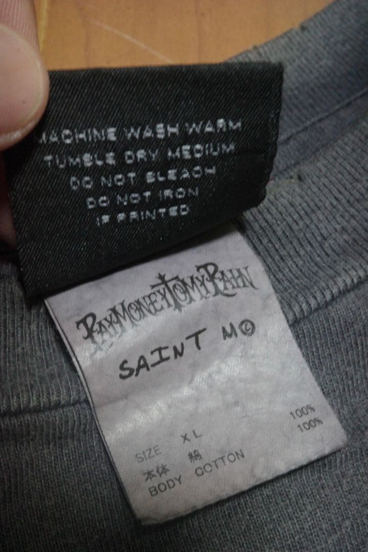 【正規品】SAINT MICHAEL セントマイケル PTP ロンT XLサイズ