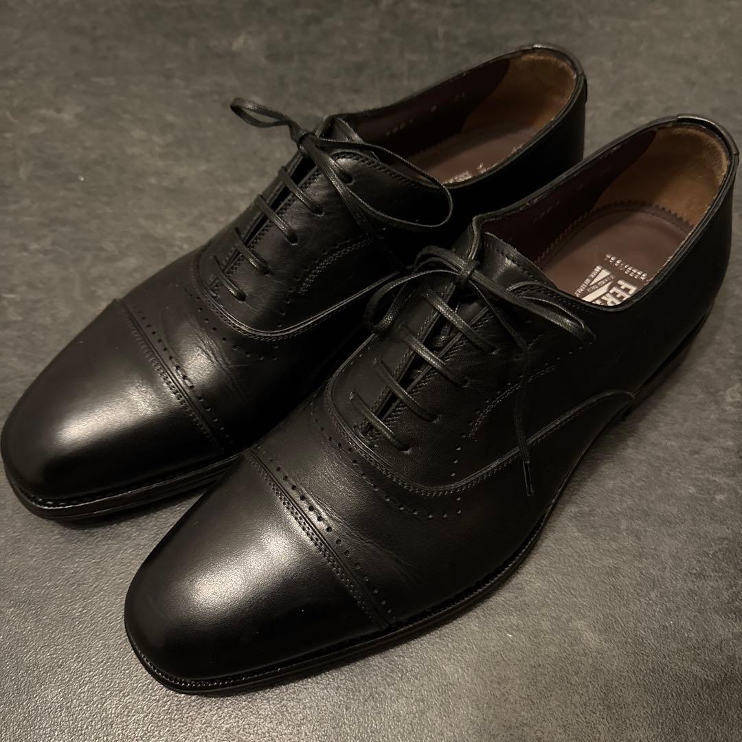 フェラガモ　トラメッザ　レースアップ　8 2E