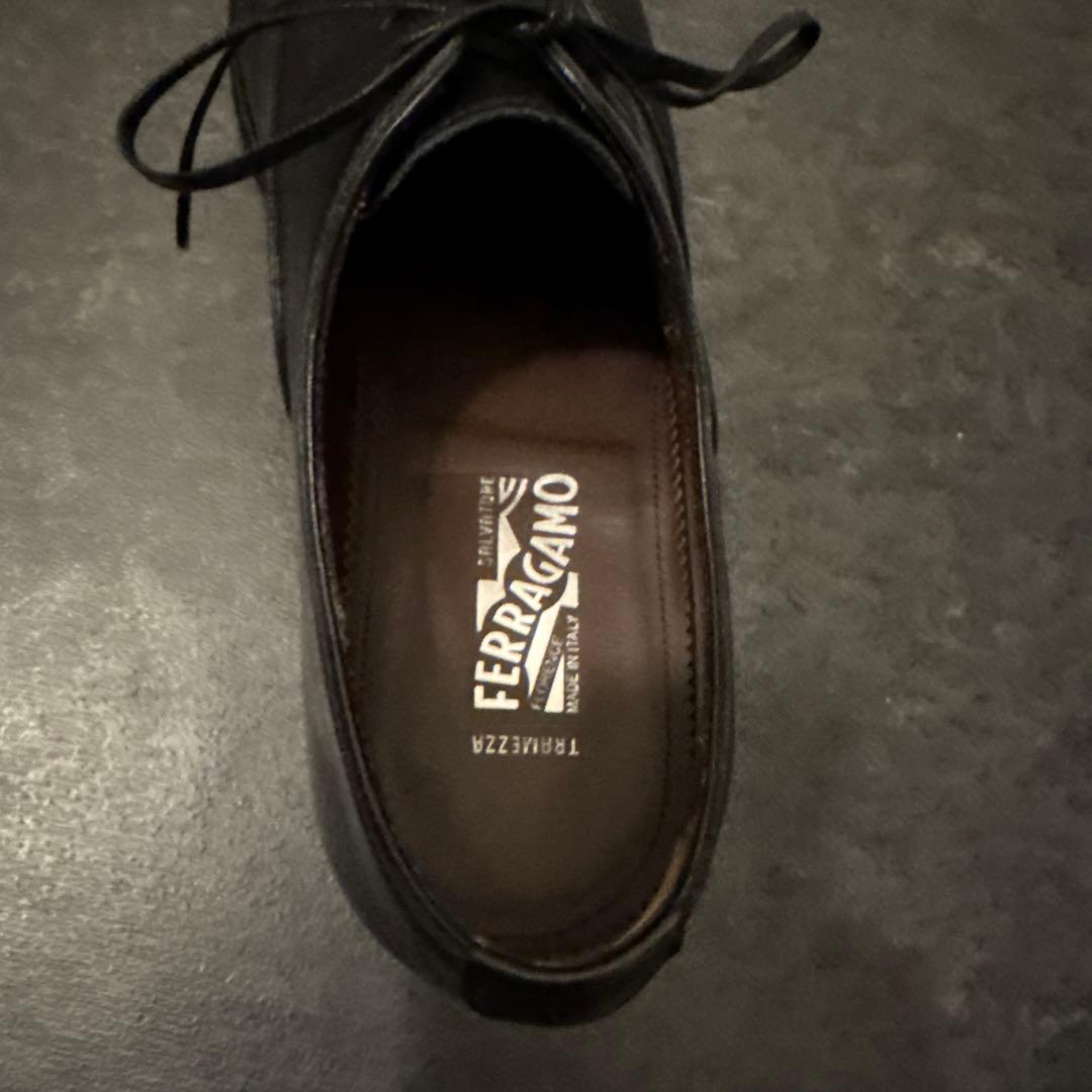 フェラガモ　トラメッザ　レースアップ　8 2E
