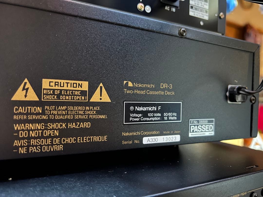 300台限定ナカミチDR-3 カセットデッキNakamichi