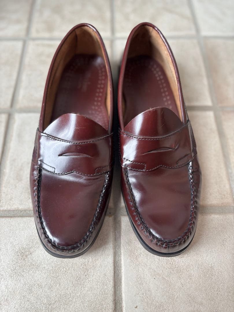 G.H.BASS weejuns ローファー バーガンディ レザー US9D