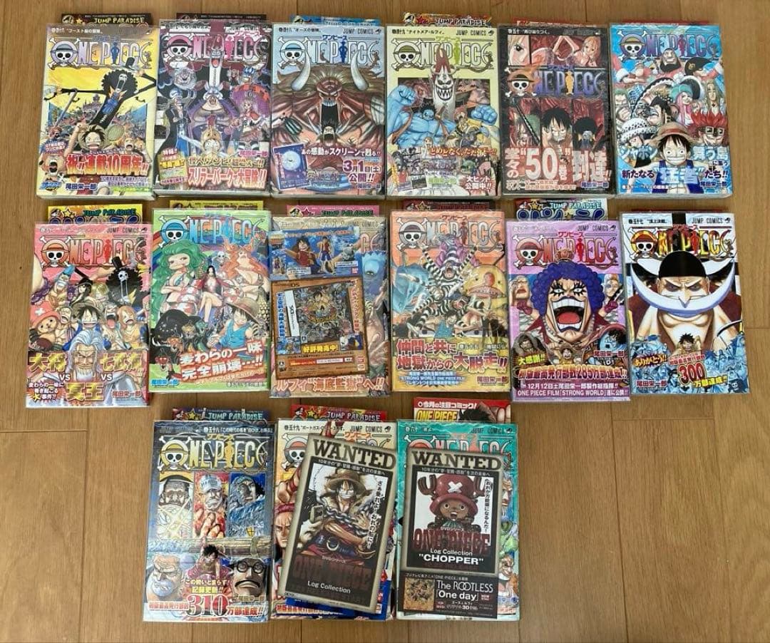 【初版印刷】ワンピース　全巻セット　帯付き　封入冊子付き　その他色々