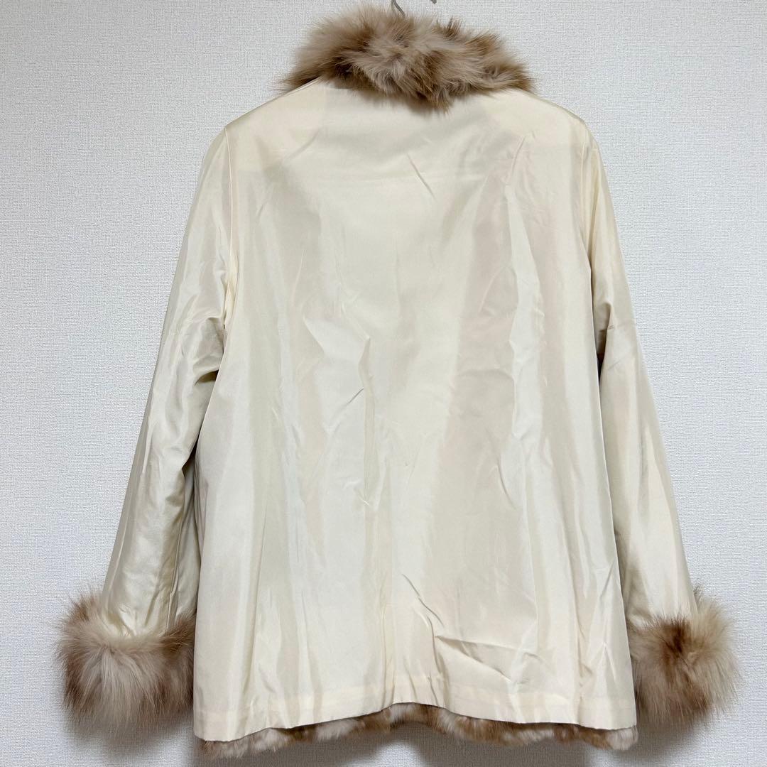 ✨激レア✨バルマン ファーコート リバーシブル シルク ブルーフォックス