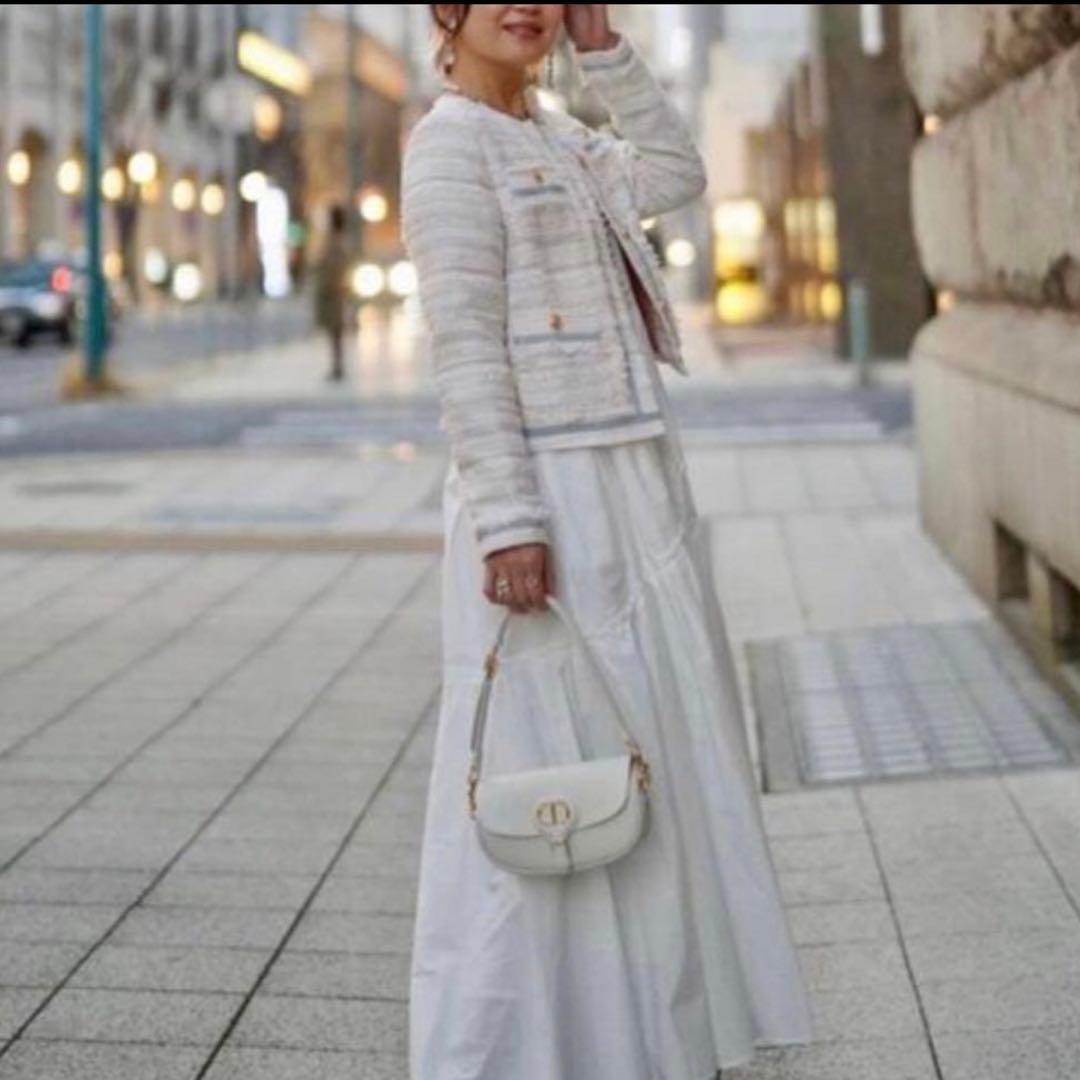 バ*川様 新春セールイデアルーチェノーカラーツイードジャケット♡オブリ、ガレナ、