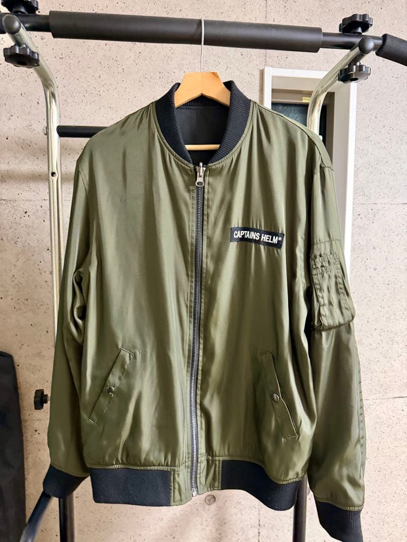 CAPTAINS HELM/ナイロンMA-1リバーシブルジャケット