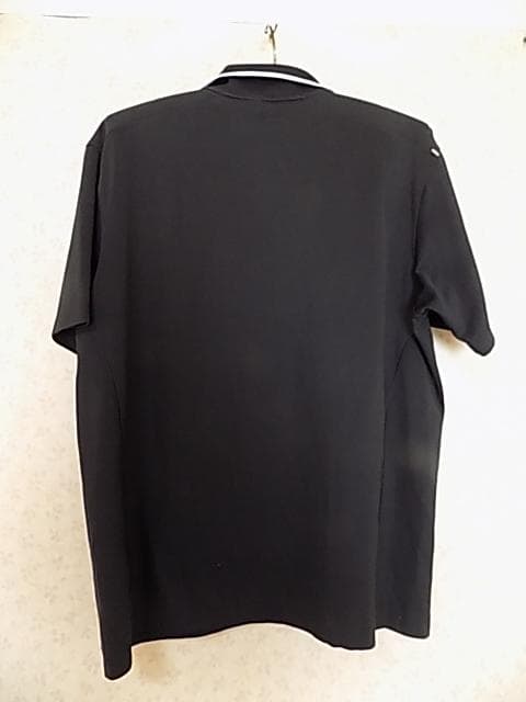 66463　ナイキゴルフ　ポロシャツ　黒　サイズL