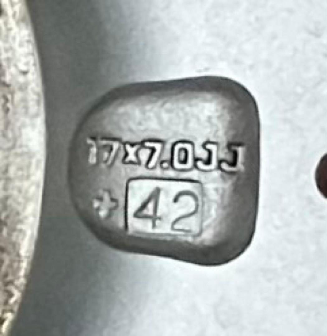 ⭐︎レイズベルサスGABANA 17インチ ホイールセット⭐︎