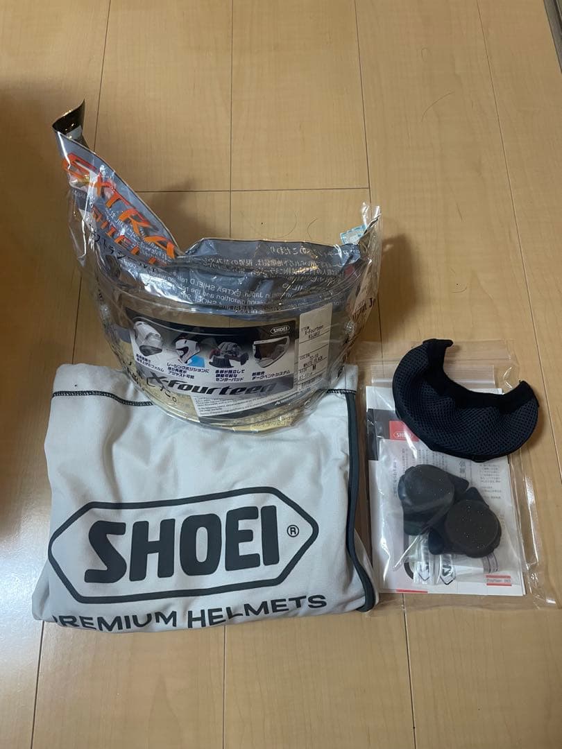 セキュリティ・セーフティ SHOEI X-14 KUJAKU + Bcom sb6x