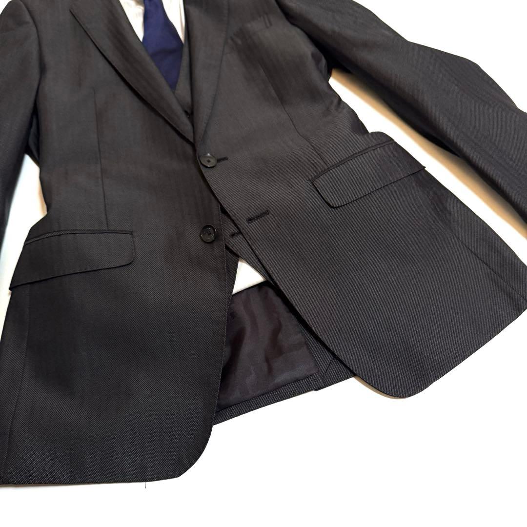 極美品 renoma HOMME スリーピース スーツ セットアップ L レノマ