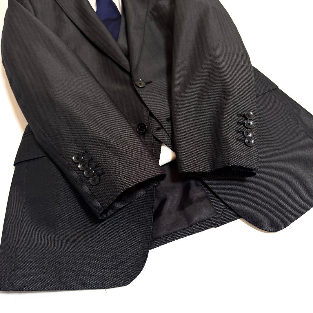 極美品 renoma HOMME スリーピース スーツ セットアップ L レノマ