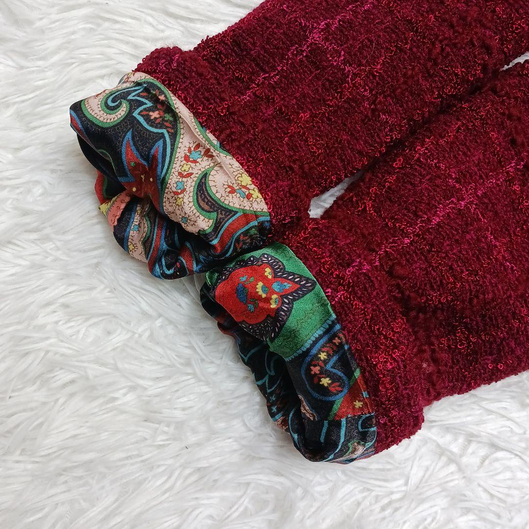 ✨美品✨近年モデル✨42サイズ✨エトロ　ツイードジャケット　ボルドー　ペイズリー