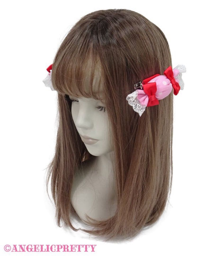 Angelic Pretty Candy Popクリップ　赤　ピンク