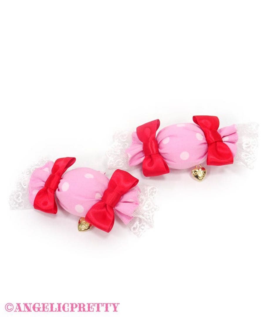Angelic Pretty Candy Popクリップ　赤　ピンク