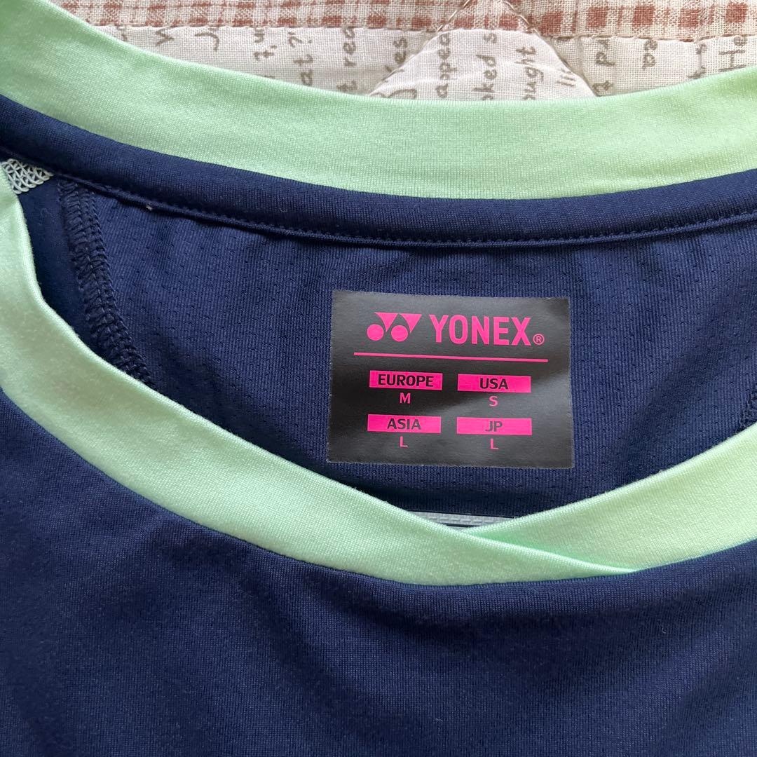ヨネックス スカート付きトップス ネイビー/ミント