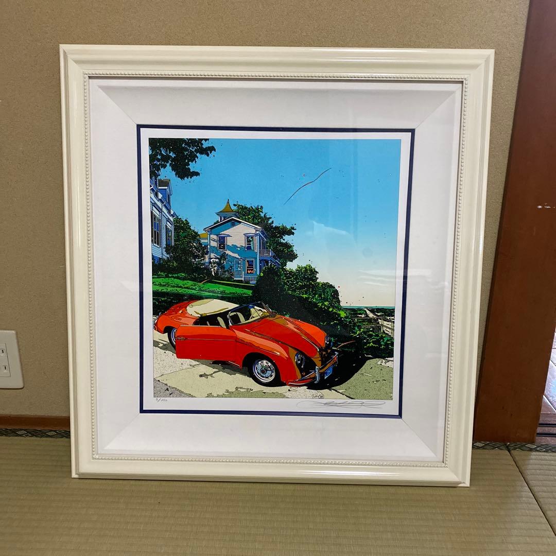 や*ん様 【希少 美品】 鈴木英人 「きみの季節」 3/250 直筆サイン入り