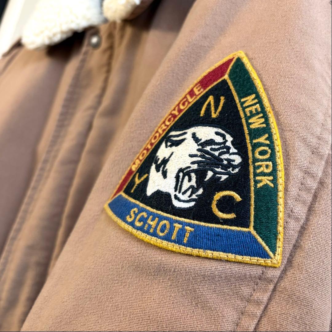 【schott】Moleskin bomber jacket