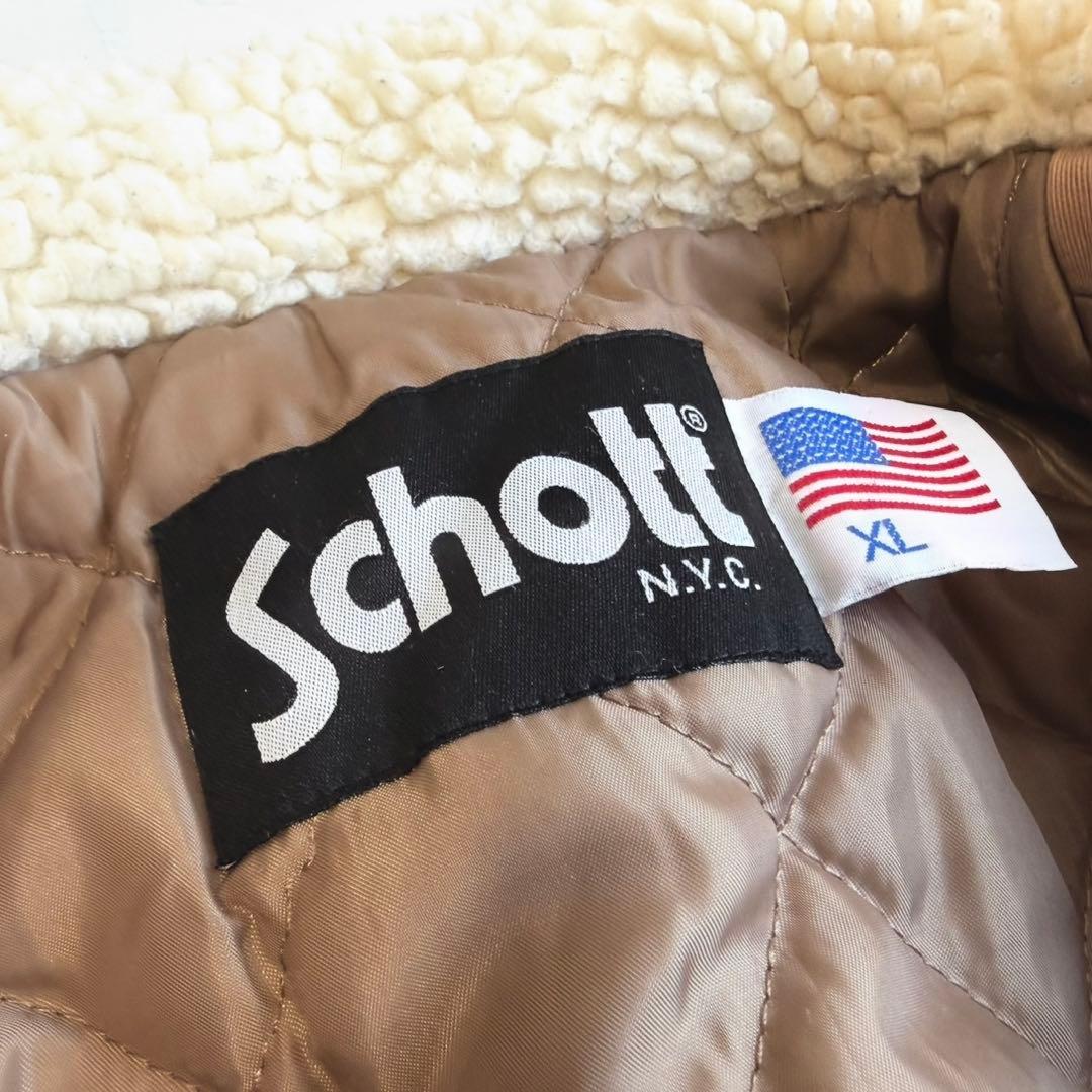 【schott】Moleskin bomber jacket