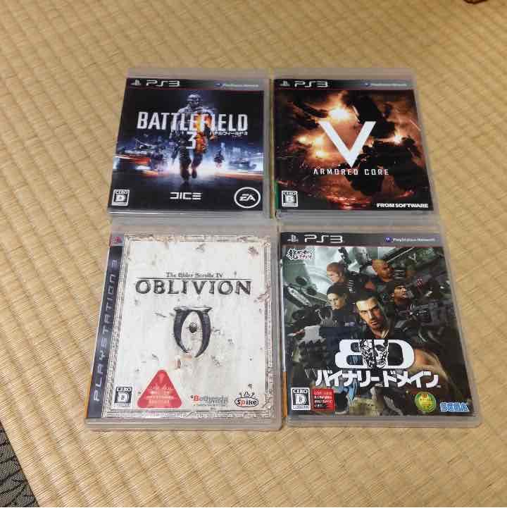 いろいろなps3のソフト