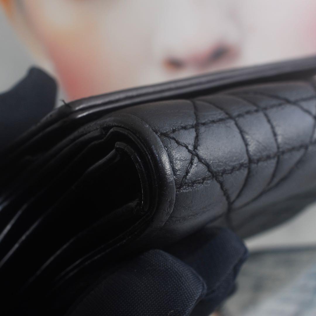 ＊Lady Dior＊ディオール＊ラムスキン＊ロータスウォレット＊カナージュ