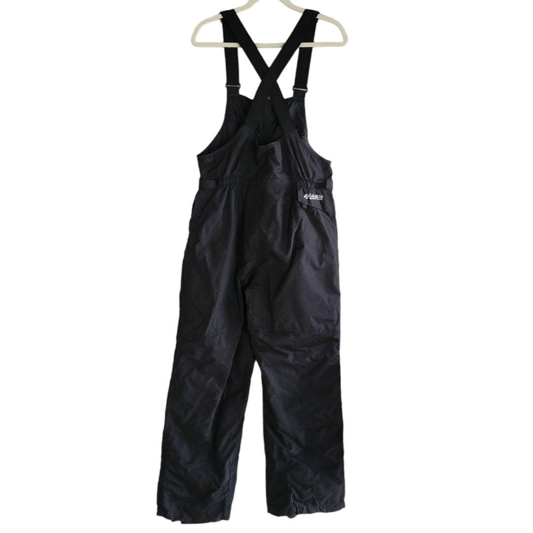 【珍品】US Columbia 黒 スキー スノーボード ビブパンツ XL