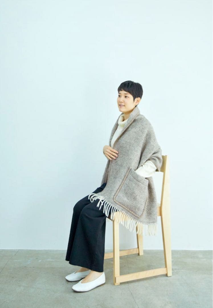 LAPUAN KANKURITポケットショールMARIAタグ付き