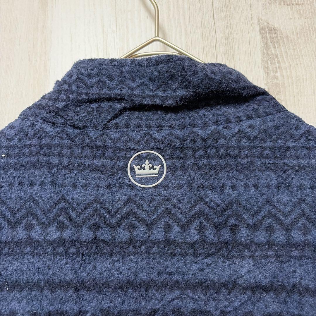 【極美品】PETER MILLAR リバーシブル フリースベスト L 高級ウェア