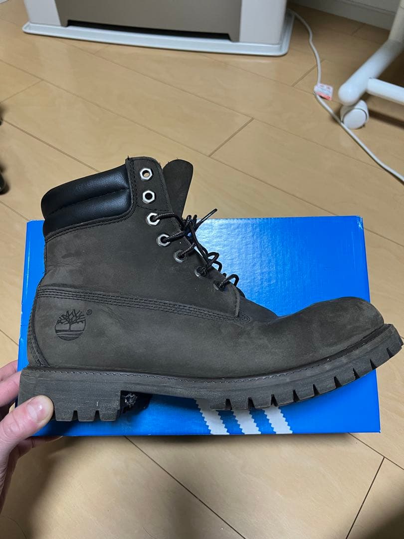 ティンバーランド　ダークブラウン ワークブーツ