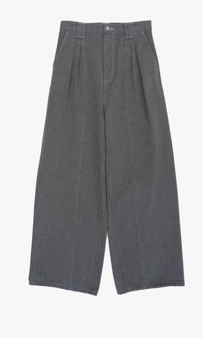 パンツ YOKE for Graphpaper DENIM WIDE TROUSERS