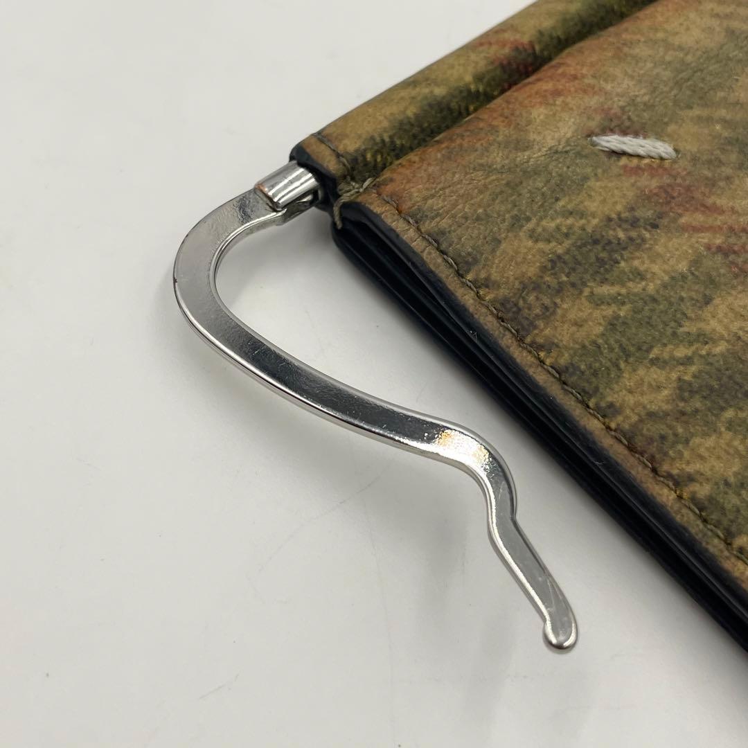 Maison Margiela チェック柄 マネークリップ折り財布 ヴィンテージ