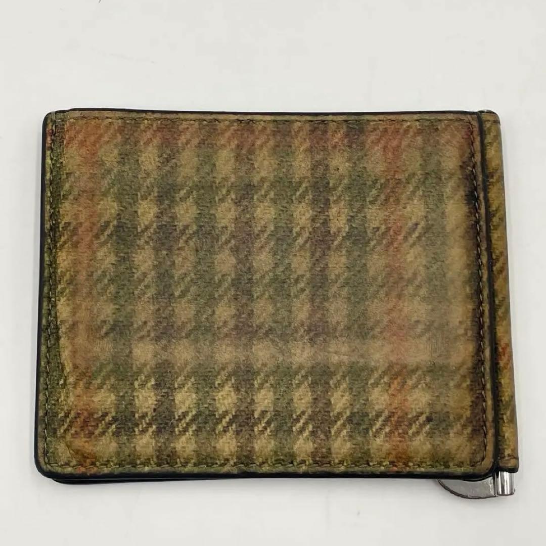 Maison Margiela チェック柄 マネークリップ折り財布 ヴィンテージ