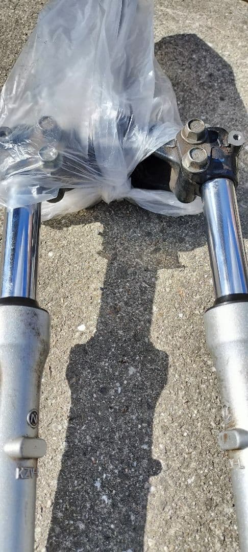 ホンダ カブAA04の、フロントフォーク