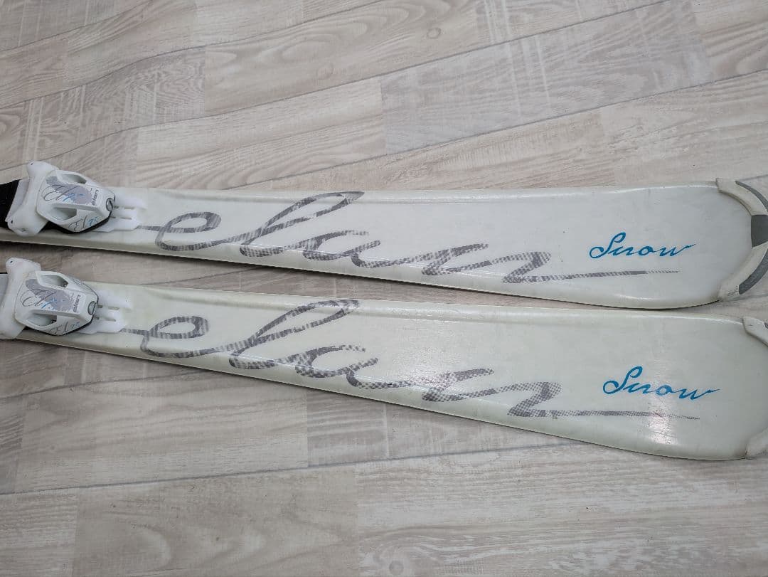elan エラン W studio  スキー板　ストック1セット付き