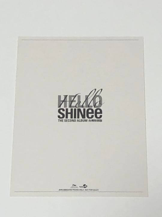 SHINee Hello 公式ポストカード キー
