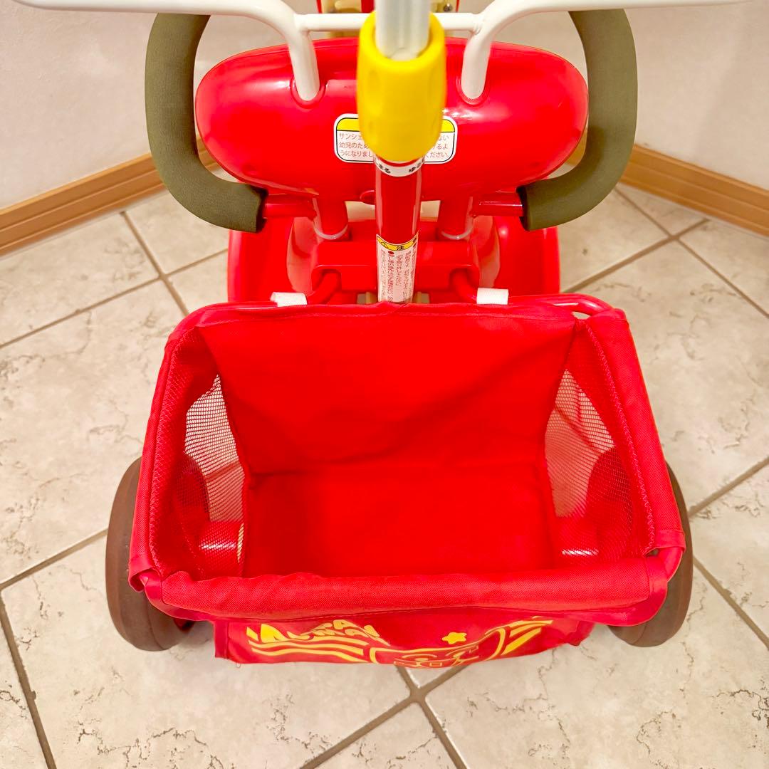 【✨極美品✨】アンパンマンデラックス　三輪車 おもちゃ完動品