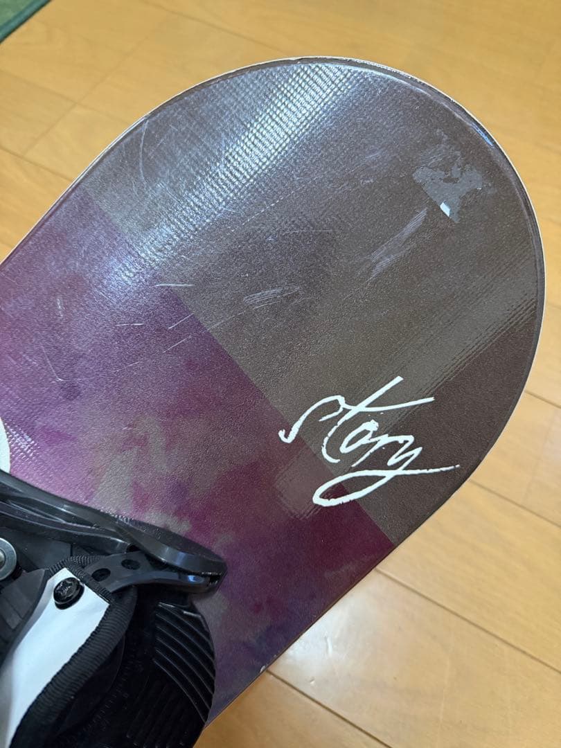 SPOON キッズ スノーボード板100cm &SPOONビンディング付