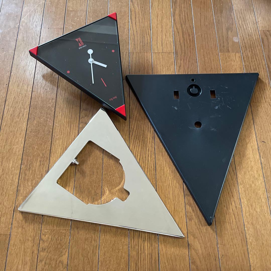 SEIKO 掛け時計　ジグザグ　zig zag
