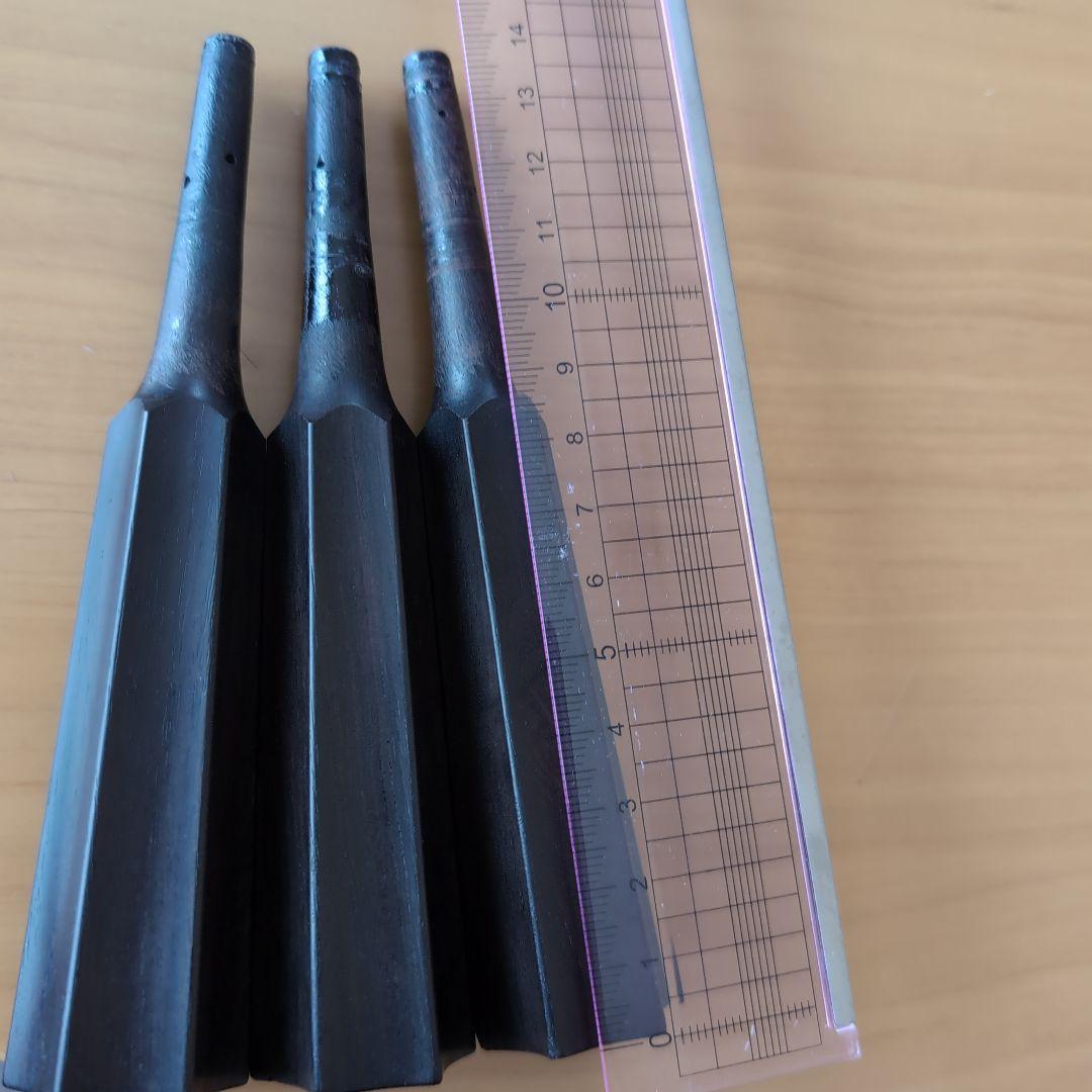 津軽三味線 黒檀の宇柄糸巻き