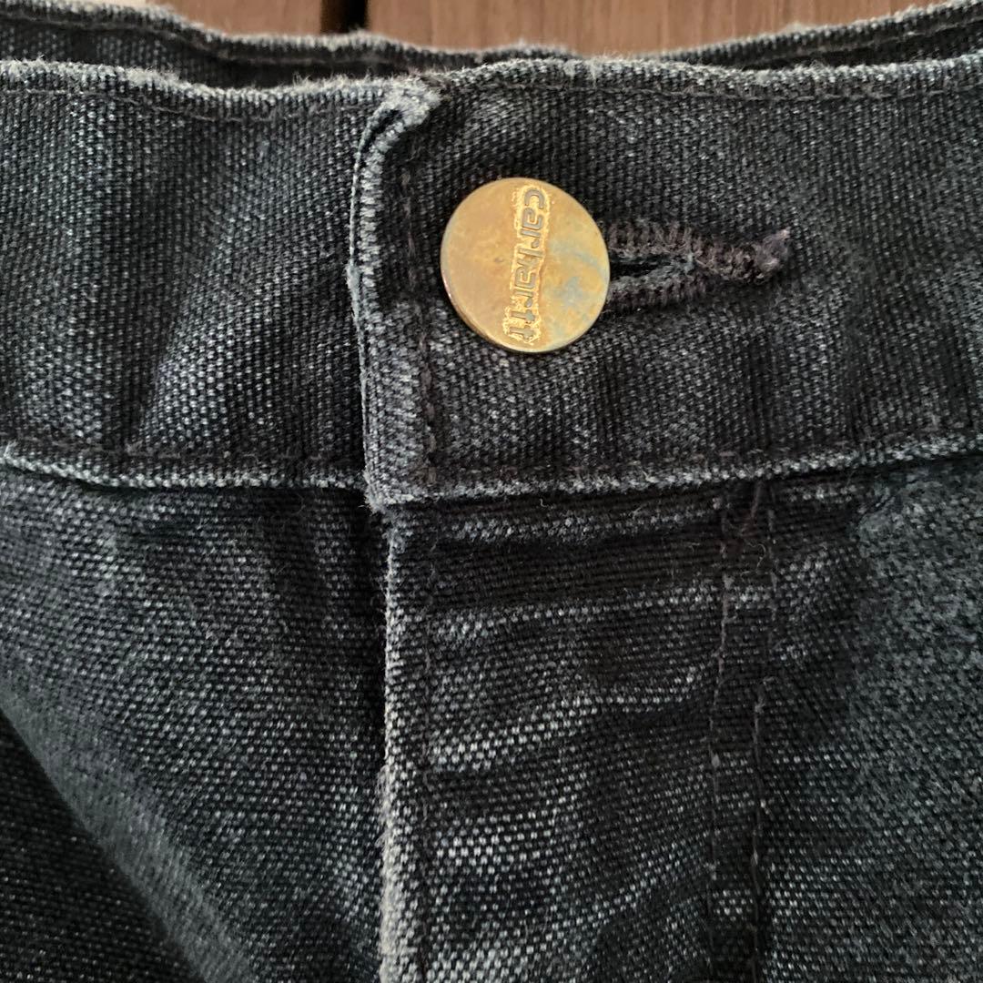 極上フェード　Carhartt ブラックダック　ダブルニーショーツ