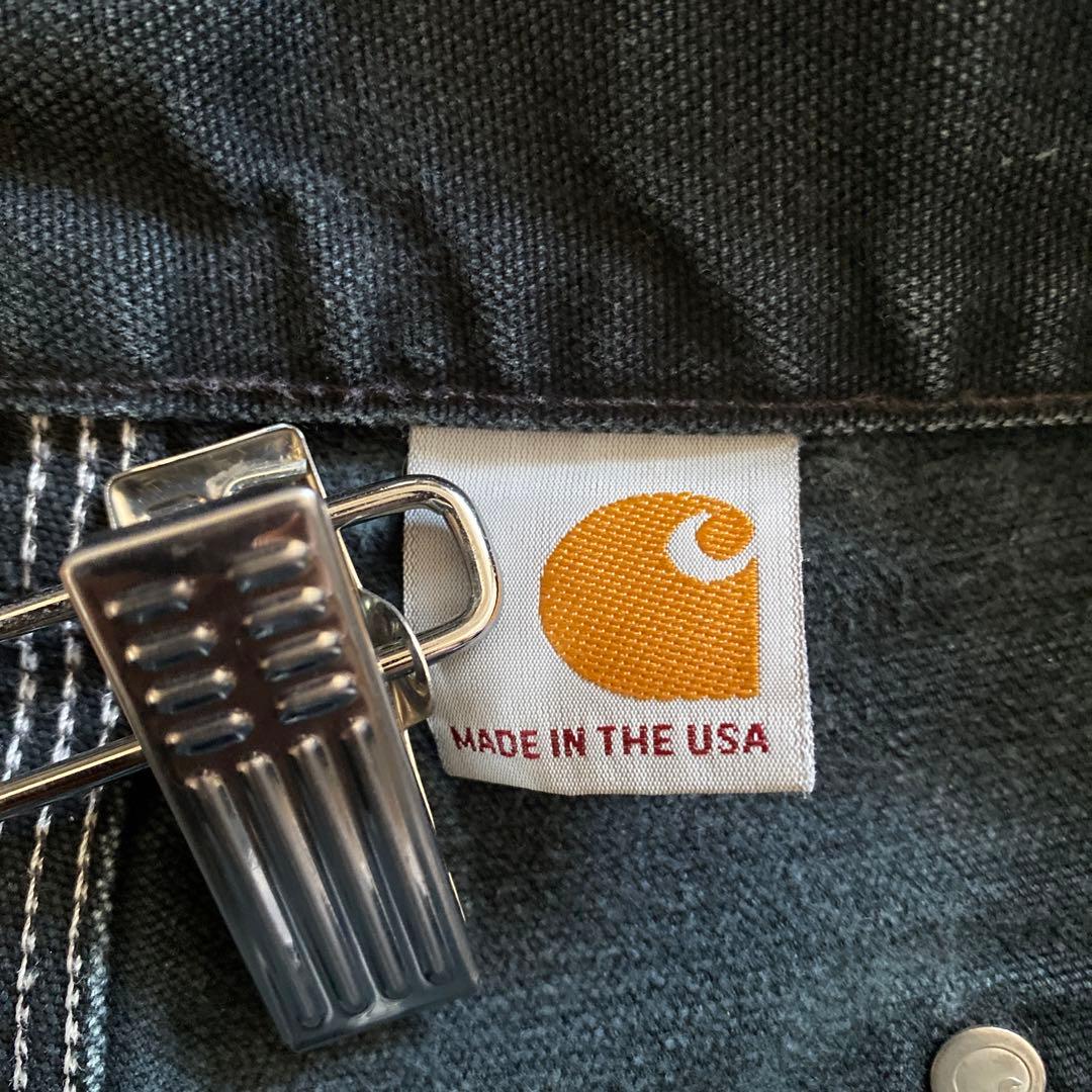 極上フェード　Carhartt ブラックダック　ダブルニーショーツ