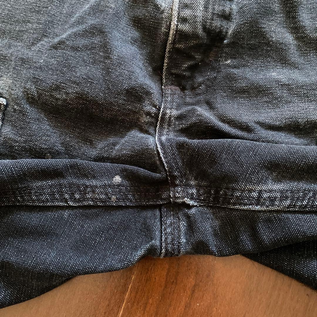 極上フェード　Carhartt ブラックダック　ダブルニーショーツ